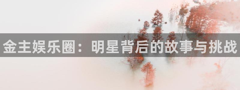 众腾娱乐：金主娱乐圈：明星背后的故事与挑战